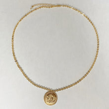 Charger l&#39;image dans la galerie, Collier Médaillon Fleur 