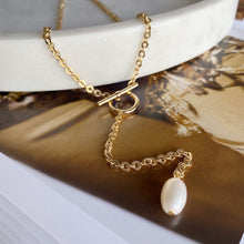Load image into Gallery viewer, Long Pearl Choker