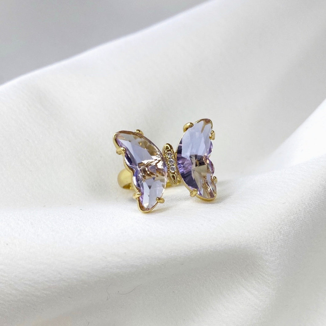 Bague Papillon (Mauve)
