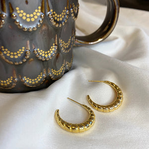 Boucles D'oreilles Croissant