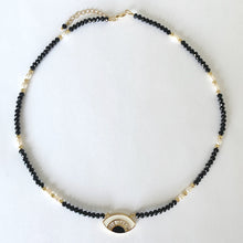 Charger l&#39;image dans la galerie, Collier Amour en Noir &amp; Blanc
