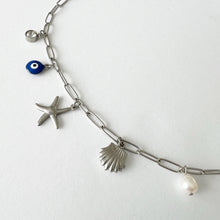 Charger l&#39;image dans la galerie, Collier Charmes De La Mer - Argent