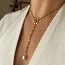 Load image into Gallery viewer, Long Pearl Choker