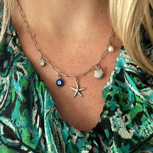 Charger l&#39;image dans la galerie, Collier Charmes De La Mer - Argent