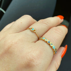 Bague Oeil Bleu